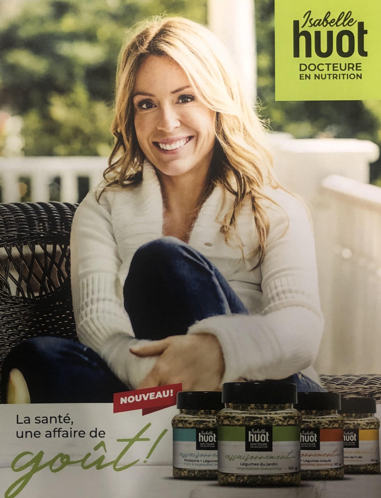 Assaisonnement Poissons exquis d'Isabelle Huot - Format: 100g