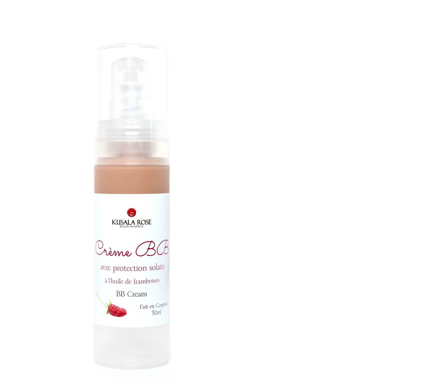 Crème BB à l'huile de pépins de framboise (avec protection solaire) - Format: 30ml