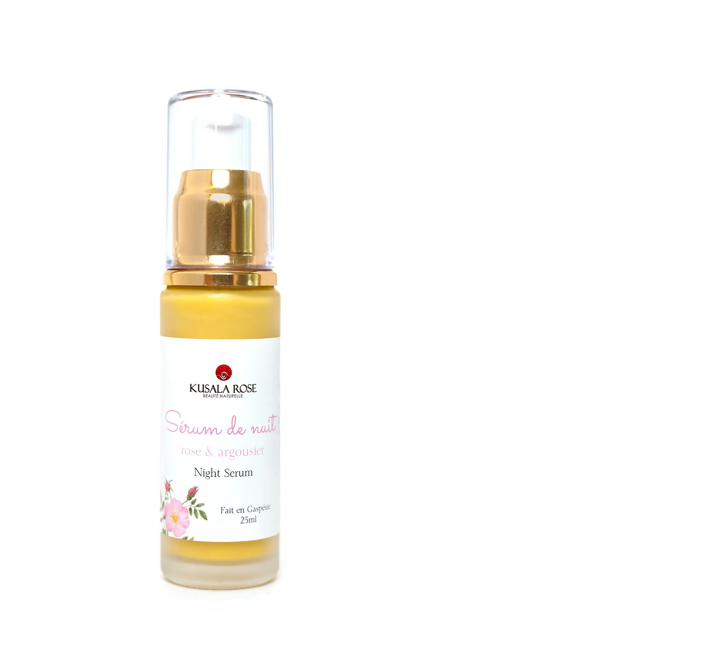 Sérum de nuit rose & argousier - Format: 25ml