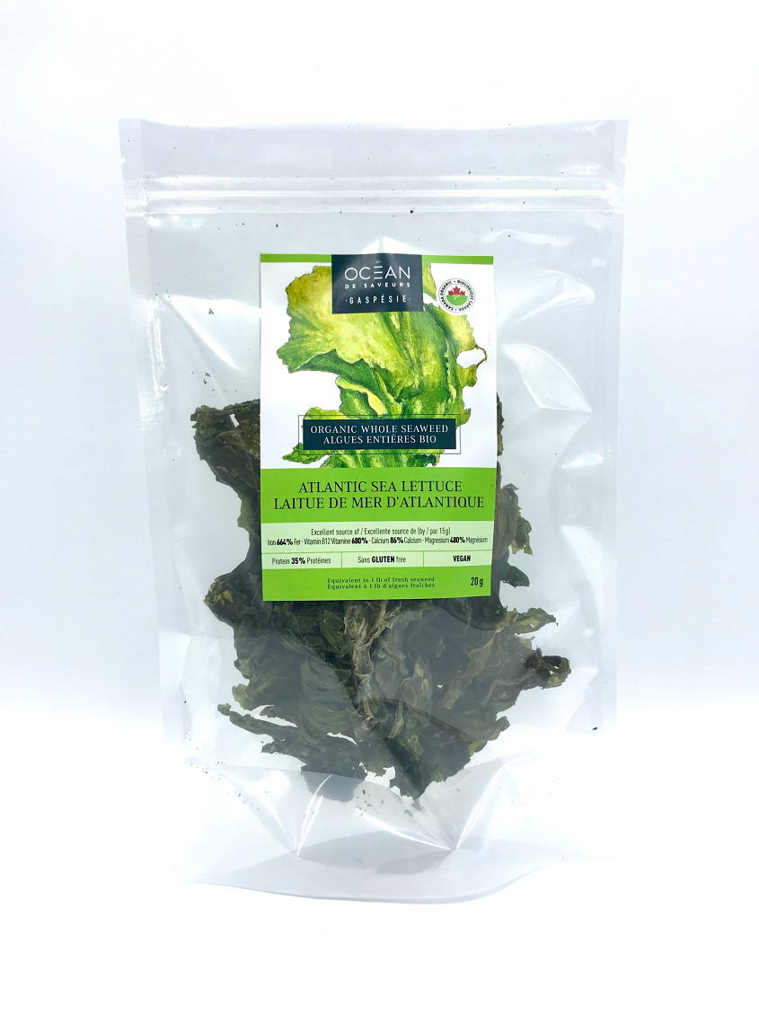 Laitue de mer (Sea lettuce) entière - Formats: 20g / 250g / 5lb / 10lb / 20lb