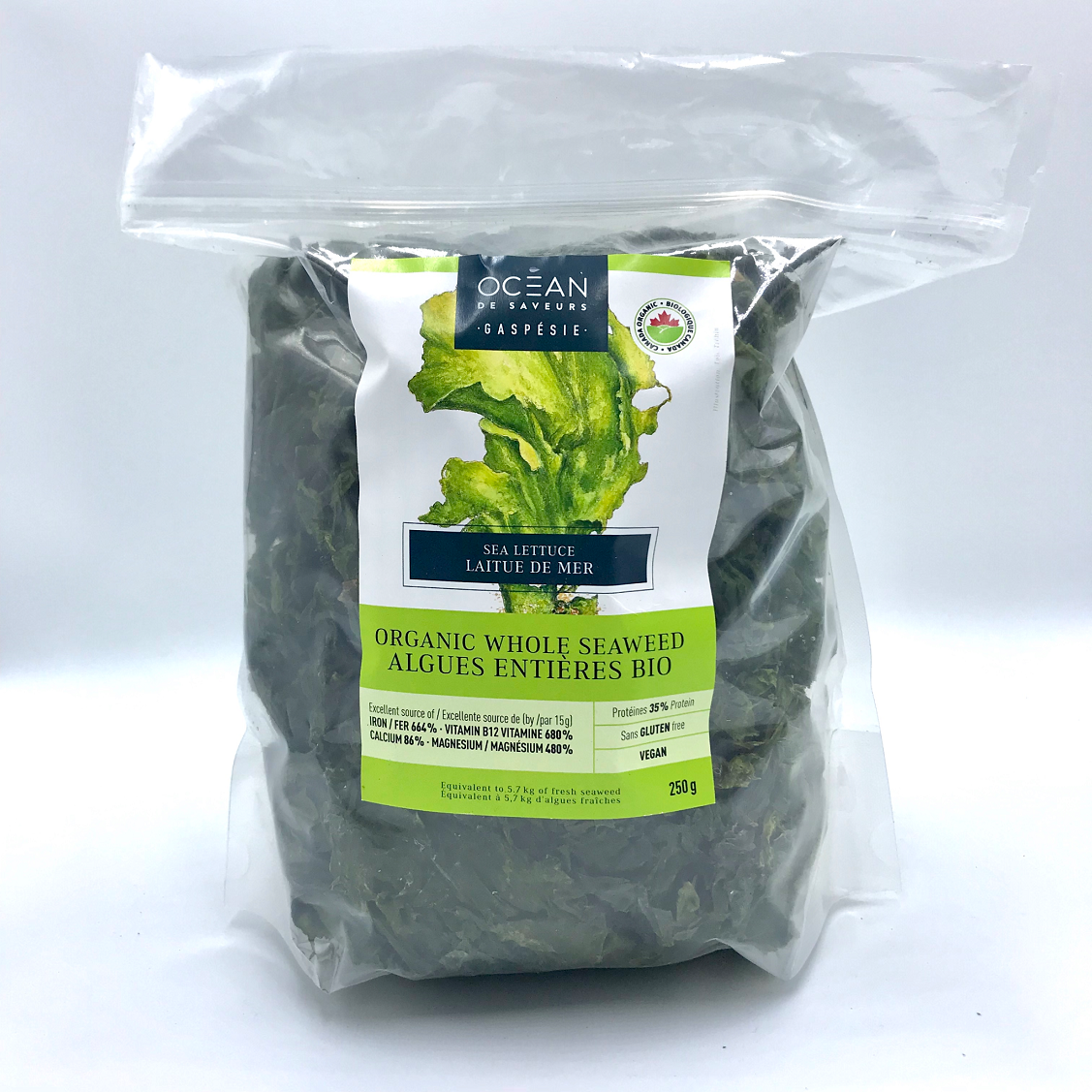 Laitue de mer (Sea lettuce) entière - Formats: 20g / 250g / 5lb / 10lb / 20lb