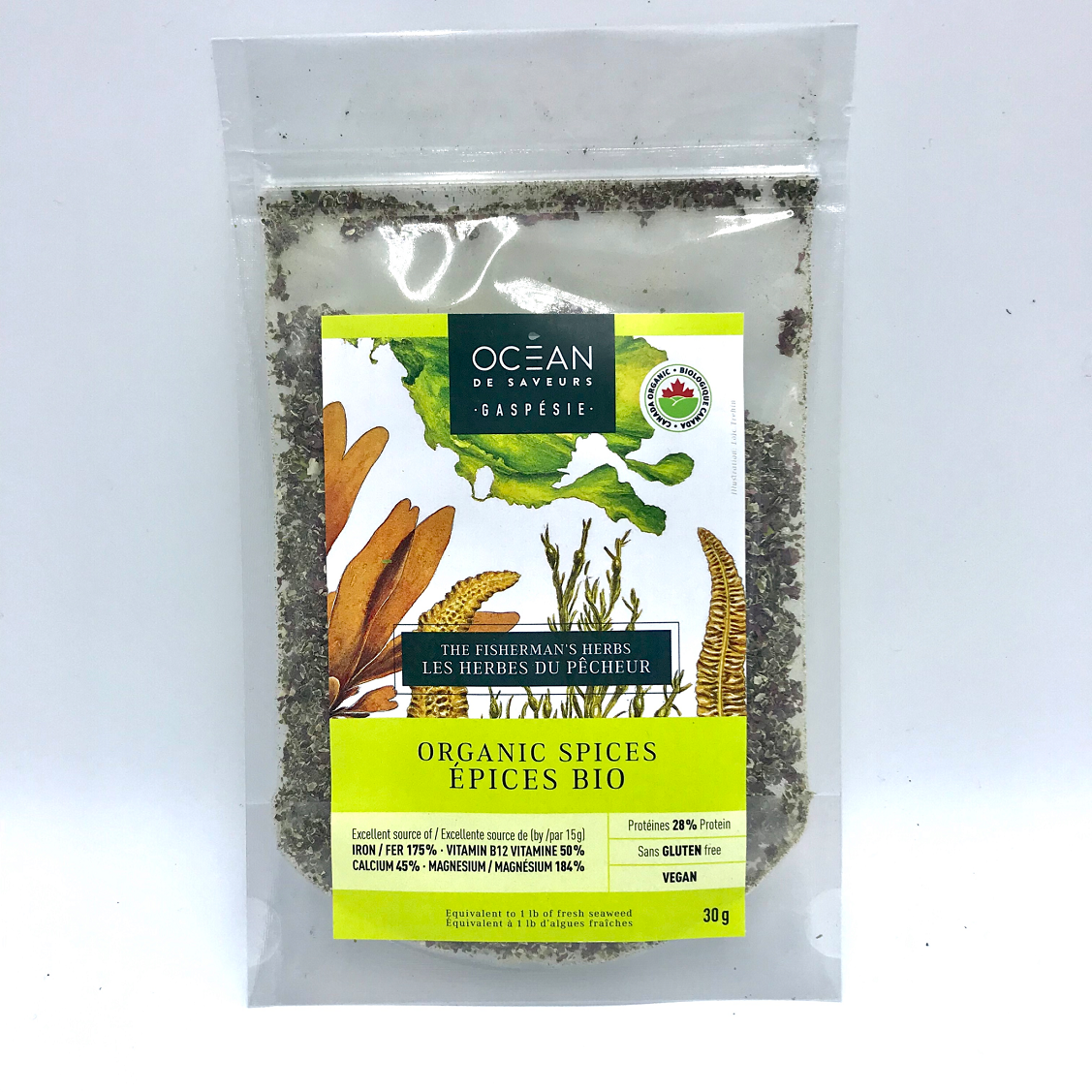Mélange du pêcheur en flocons - Formats: 30g / 250g / 5lb / 10lb