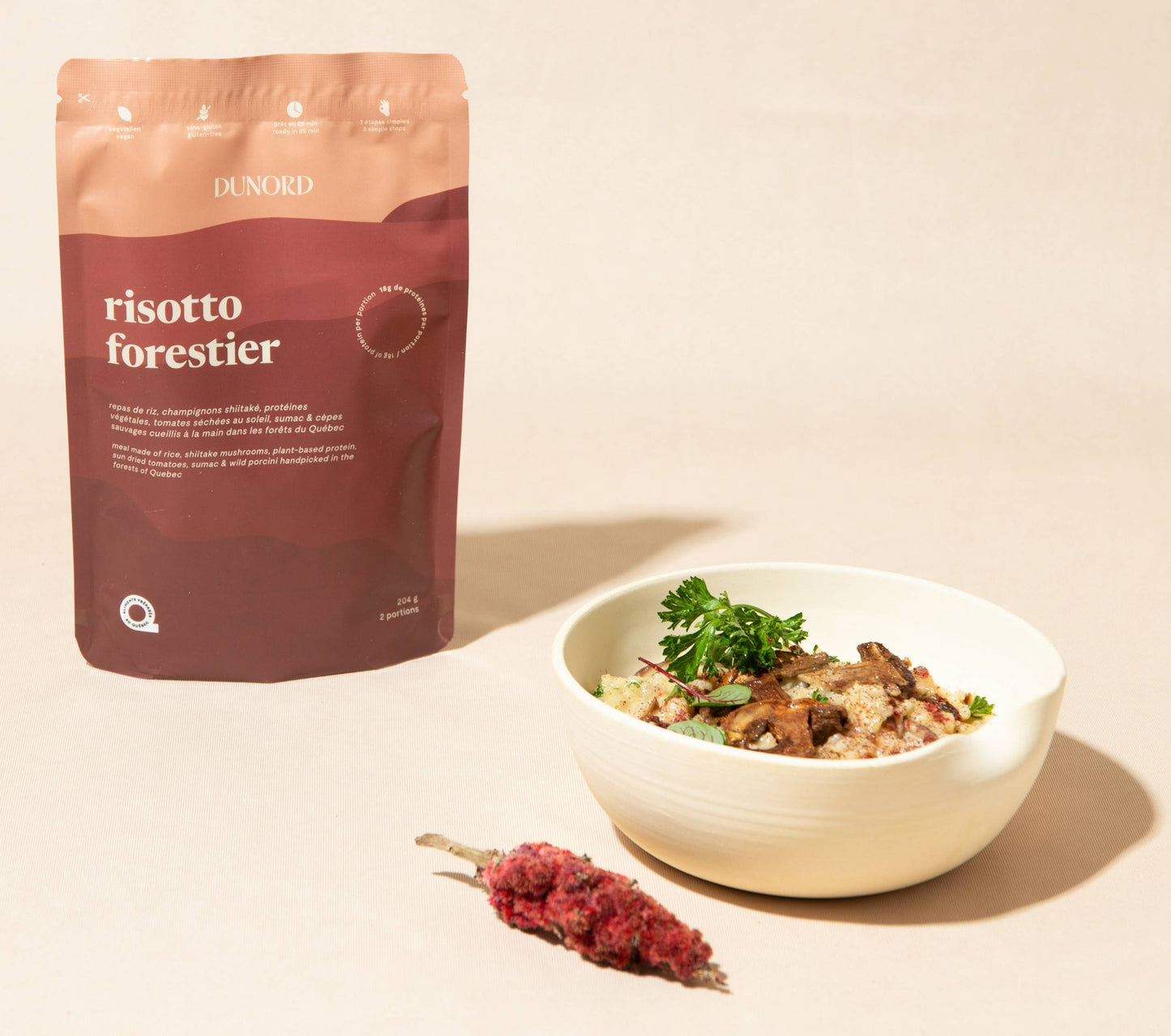 Risotto forestier - Formats: 204g / Caisse de 12