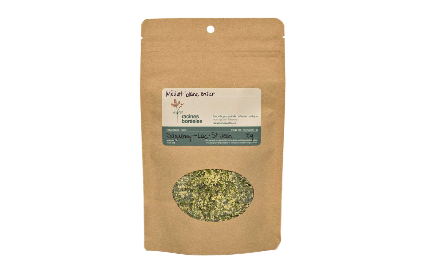 Mélilot blanc en poudre - Formats: 15g / 225g
