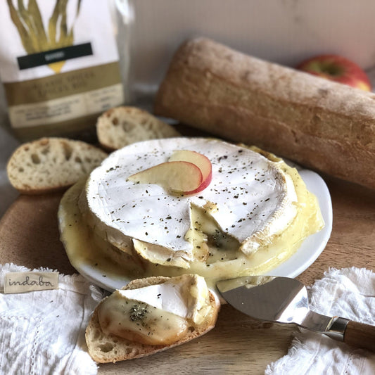 Brie au Kombu et aux pommes caramélisées à l’érable
