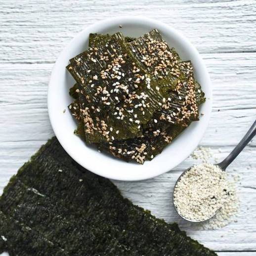 Chips d'algues nori et sésame