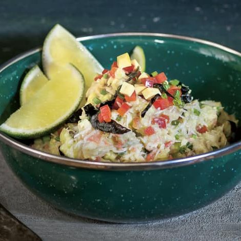 Tartinade à l'avocat et au crabe