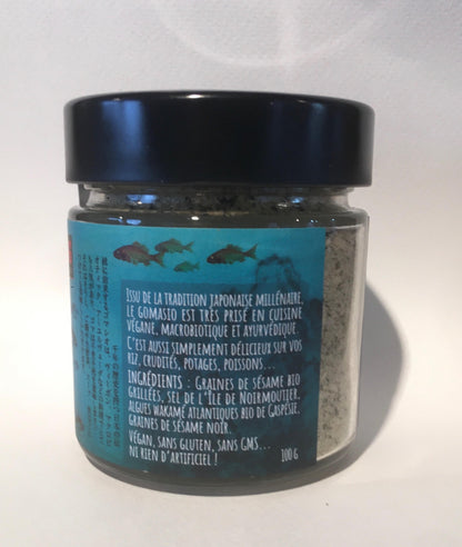 Gomasio fumé aux algues de Gaspésie - Format: 100g