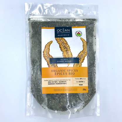Kombu Royal (Lasagne de mer) en flocons - Formats: 35g / 250g / 5lb / 10lb / 50lb