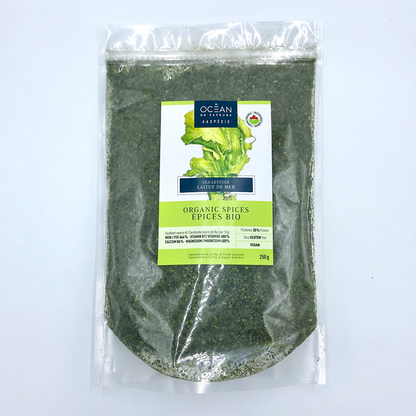 Laitue de mer (Sea lettuce) en flocons - Formats: 20g / 250g / 5lb / 10lb / 40lb