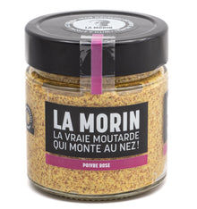 Moutarde La Morin Poivre Rose - Formats: 225mL / 12 x 225mL